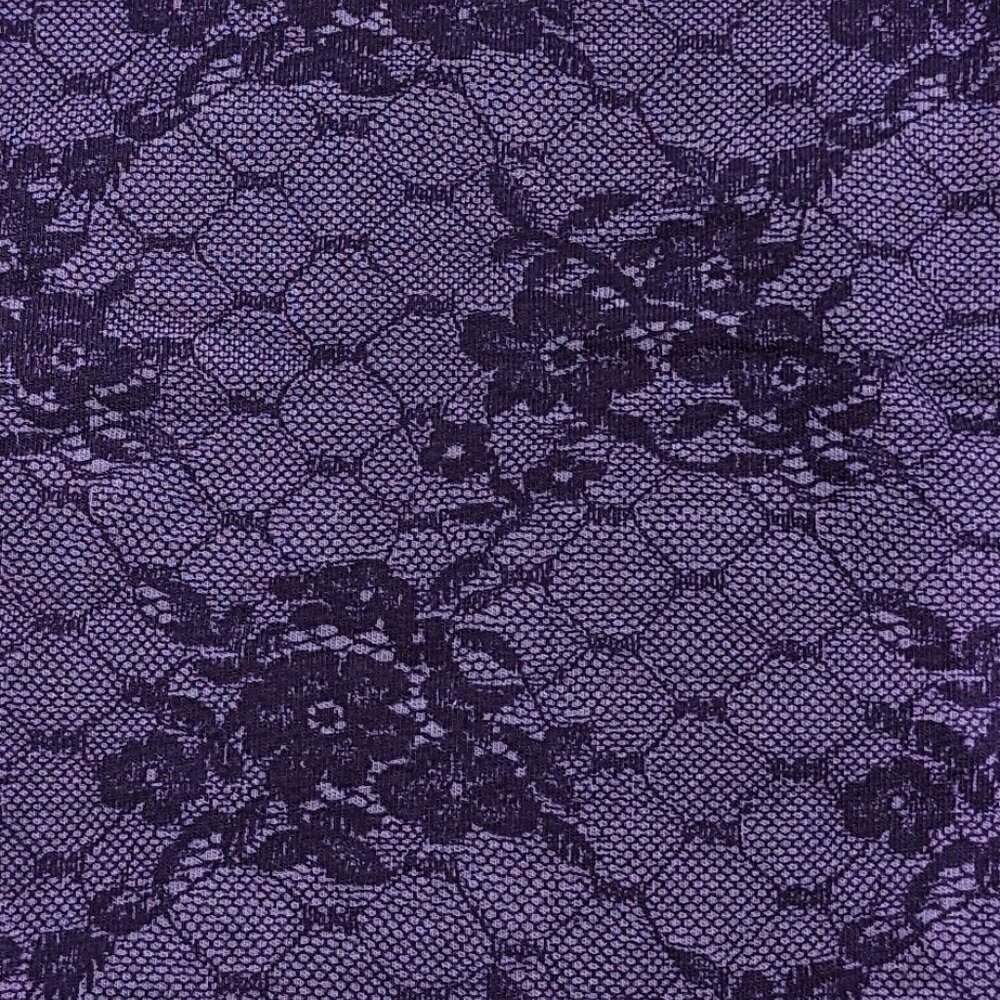 Booky Full length Soft Cotton stretchy leggings Skinny Fit Purple Florals NWOT - Picture 5 of 5